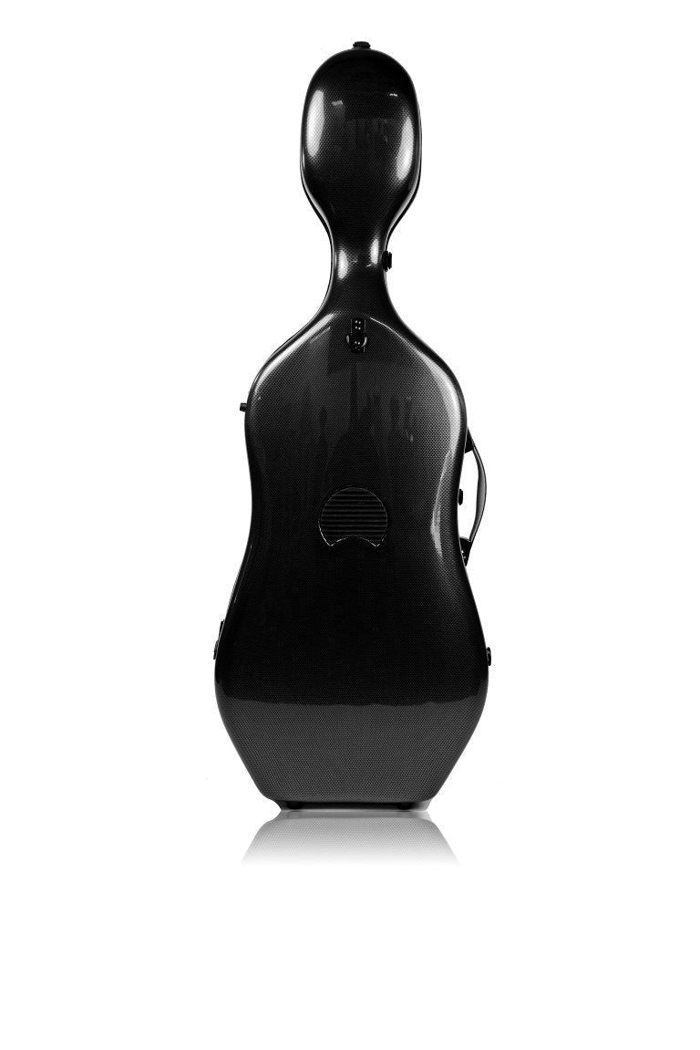 HIGHTECH 3.5 COMPACT CELLO CASE - BLACK CARBON LOOK