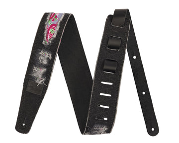 X Wrangler Ripped Denim Strap Black