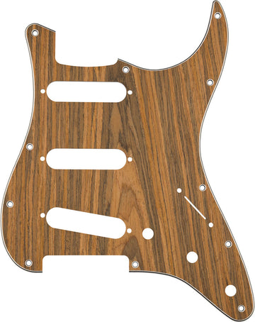 Strat S/S/S Pickguard, Rosewood
