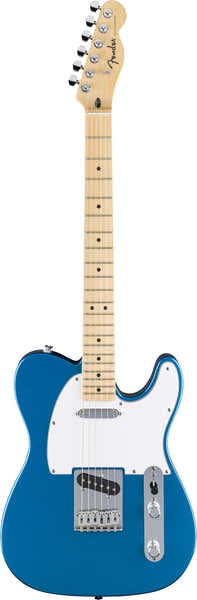 Fender Standard Telecaster MN White Pickguard Aqua Marine Metallic