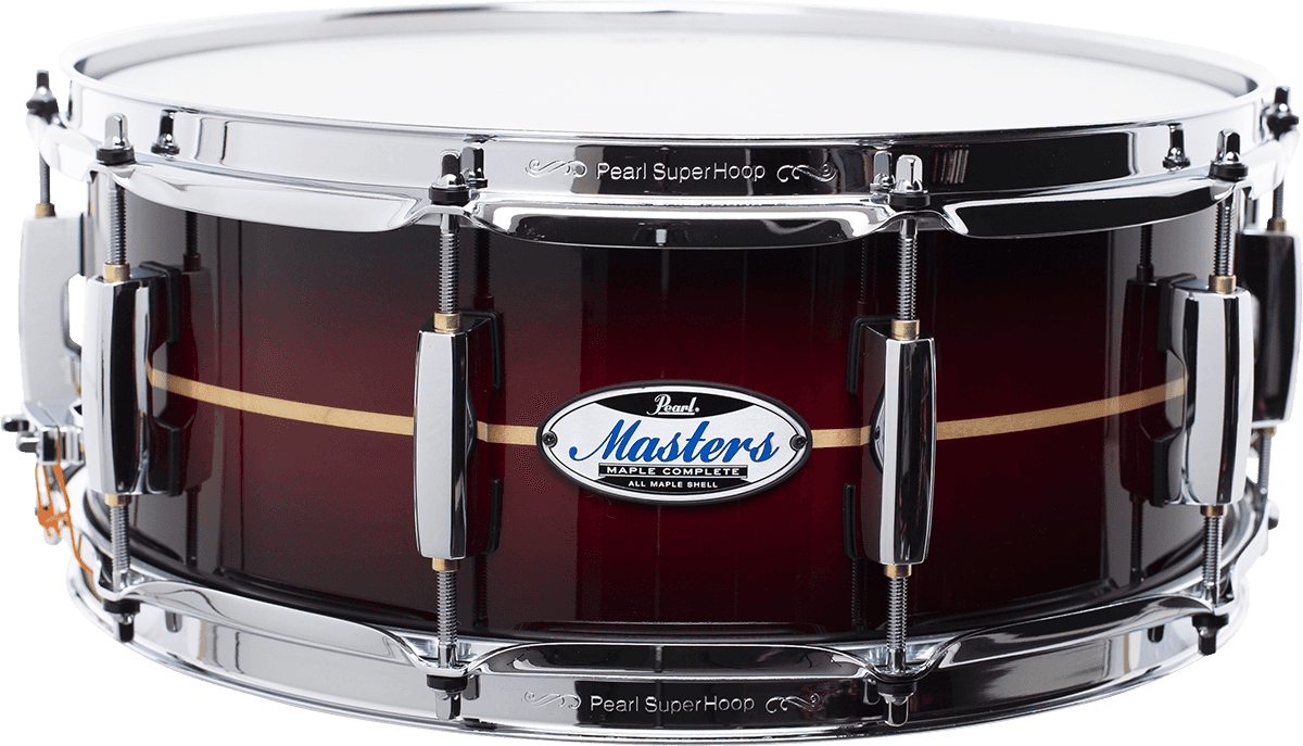 Masters Maple Complete 14X5.5 Red Burst Stripe