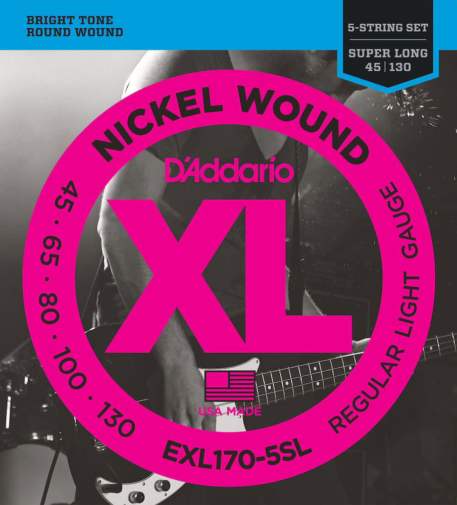 EXL170-5SL Nickel Wound Super Long Scale Light 5C 45-130