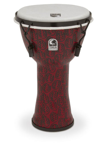 DJEMBE FREESTYLE II MECHANICAL TUNED RED MASK SYNTHETIC  HEAD 9'' TF2DM-9RM