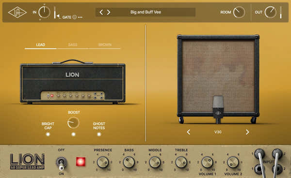 Universal Audio UAD Lion 68 Super Lead Amp