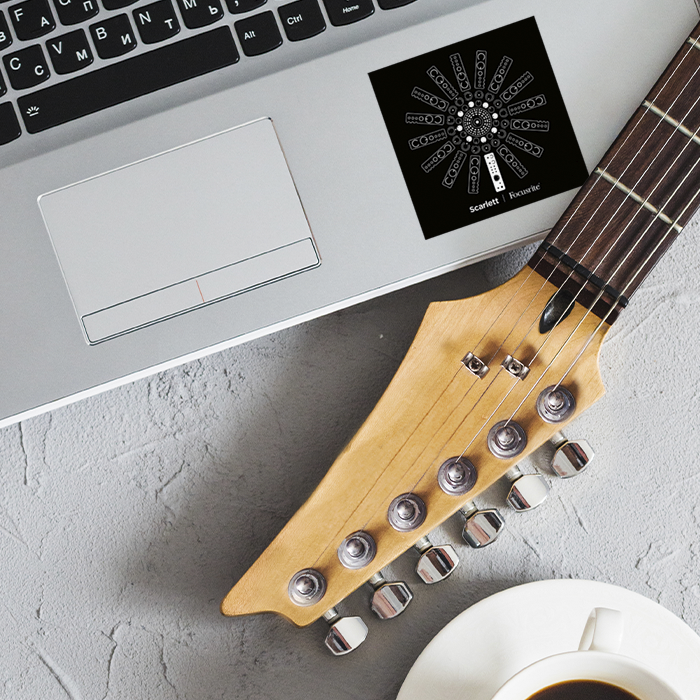 Sticker Focusrite Motif Mandala