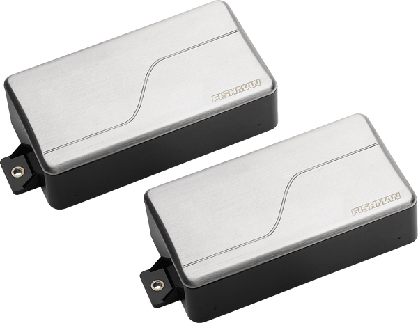 Fishman Active Pickup Set - Brushed Stainless Steel - 6-String