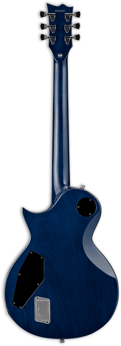 E-II Eclipse Burled Maple Blue Natural Fade