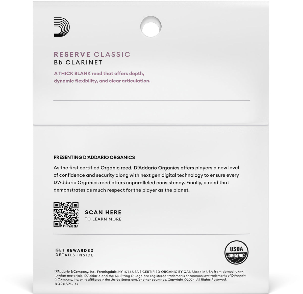 Organic Reserve Classic 2,0 Bb Clar (x 3)
