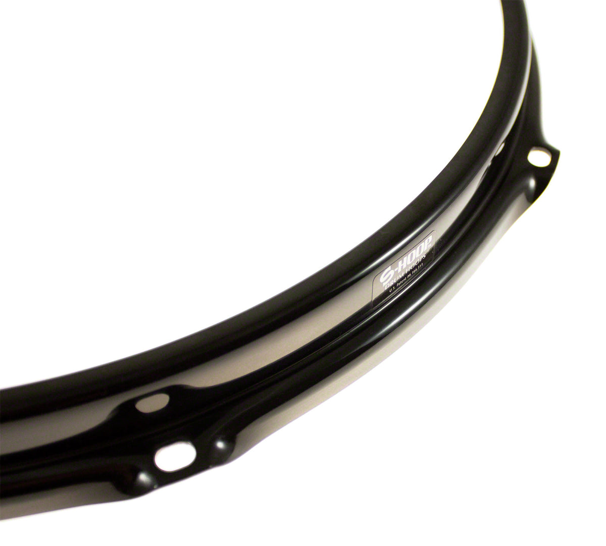 SH158-BLK HOOP 15" 8 HOLES - BLACK