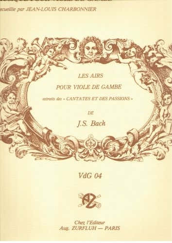 Robert Martin Bach J.S. - Airs De Bach - Viole De Gambe