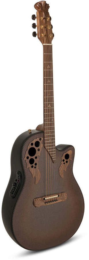 E-Acoustic Guitar 2087Gt Deep Contour Cutaway Reverse Brown Burst