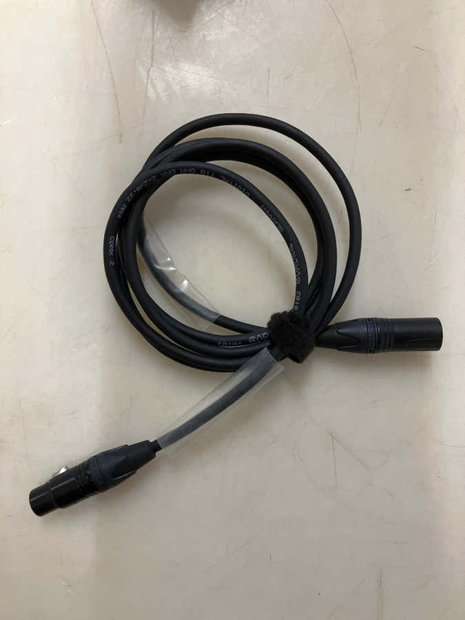 DMX CABLE 5-PIN CONNECTED 2 M - B Stock