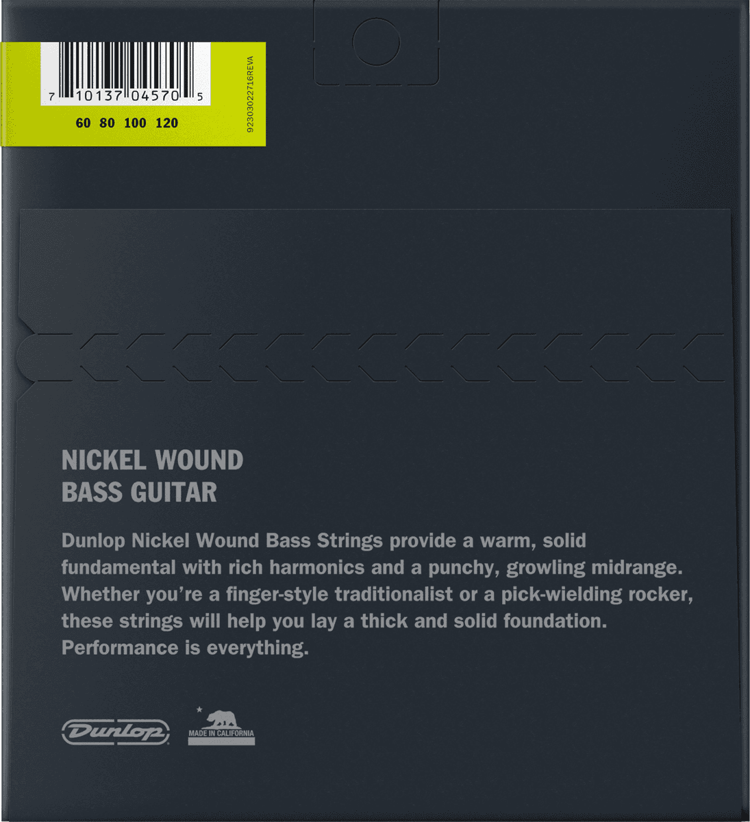DBN60120 Nickel Wound Extra Heavy Drop 60-120
