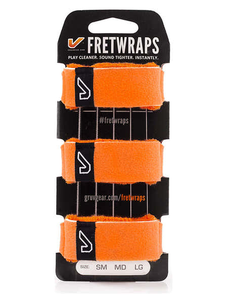 Gruvgear FretWraps 3-Pack Flare Orange - Medium