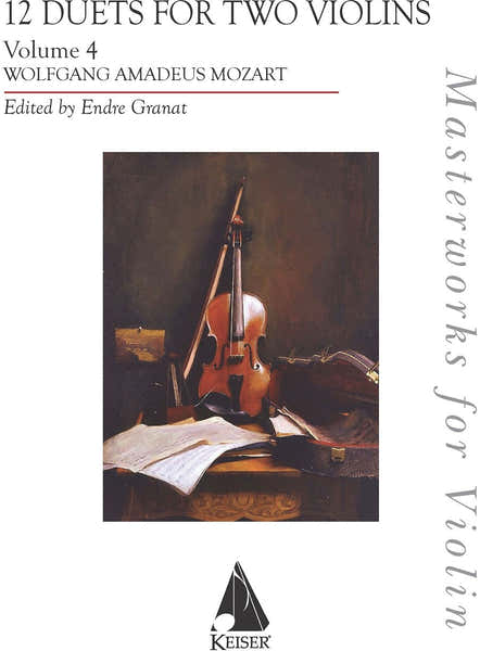 Hal Leonard 12 Duets for Two Violins - Volume 4