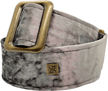 2" BOUJEE VELVET strap – Hematite Silver