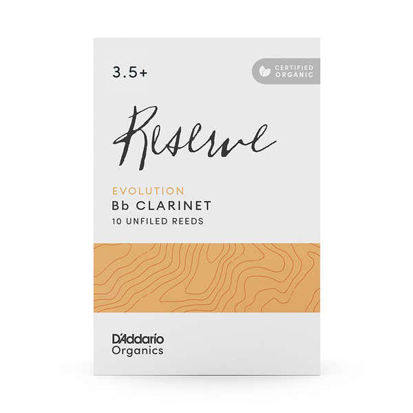 D'addario - Rico Organic Reserve Évolution 3,5+ - Bb Clarinet