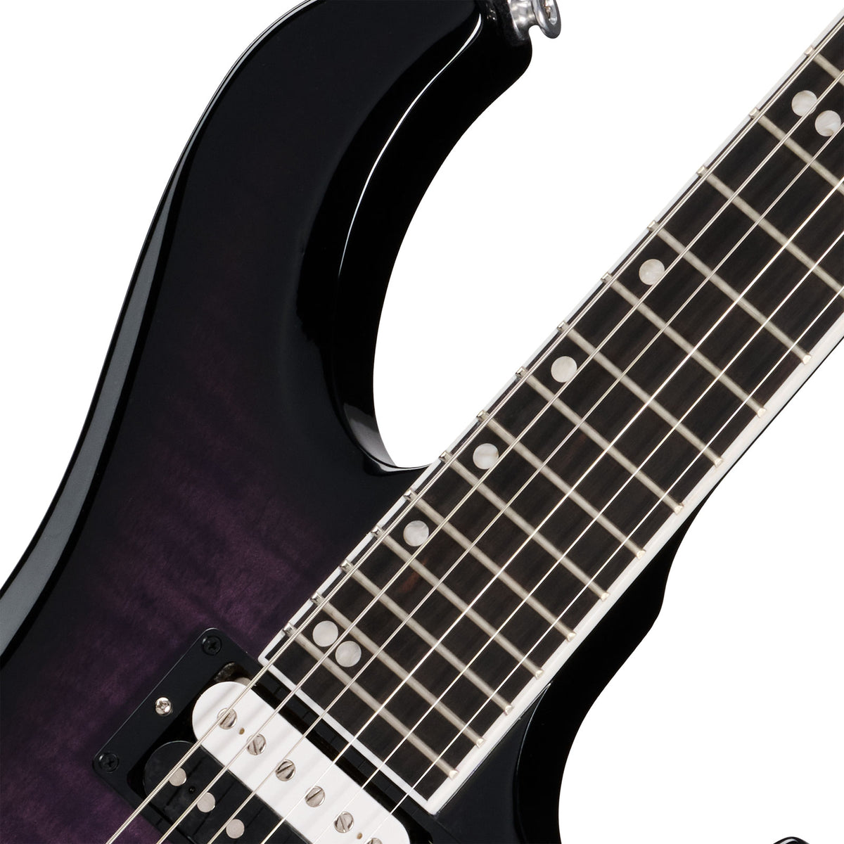 Victory Figured Top Dark Purple Burst Modern