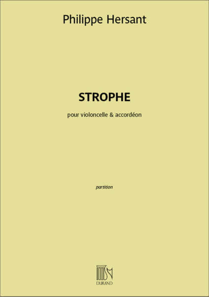 Hersant Philippe - Strophe - Violoncelle & Accordeon