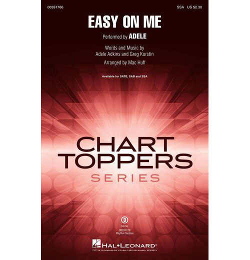 Hal Leonard Adele - Easy On Me - Ssa