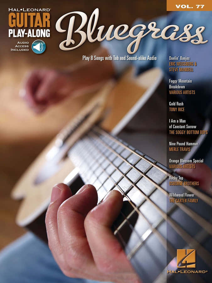 GUITAR PLAY ALONG VOLUME 77 - BLUEGRASS GUITAR + AUDIO EN LIGNE - GUITAR TAB