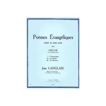 Langlais - Poèmes Évangéliques (3) - Orgue