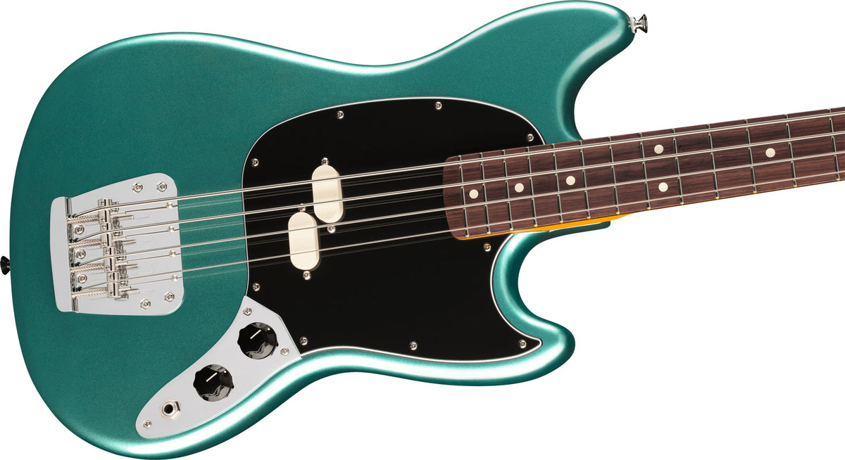 American Professional Classic Mustang Bass RW Faded Sherwood Green Metallic - Refurbished