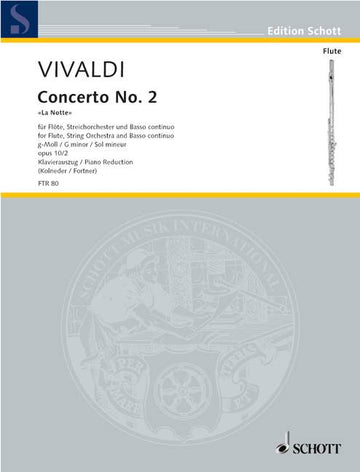 Vivaldi Antonio - Concerto No 2 "la Notte" G Minor Op 10/2 RV 439/PV 342