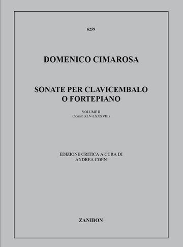 CIMAROSA D. - SONATE VOL. 2 (45/88) - CLAVECIN