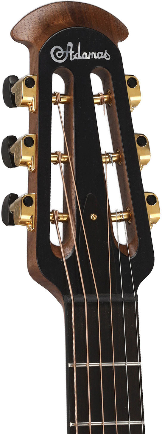 Adamas U581T-SPM Mid-Depth Non-Cutaway Black Satin Copper Metal Flake