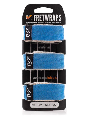 FretWraps 3-Pack Sky Blue - Medium