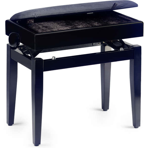 Stagg PB55 BKM VBK Keyboard Bench, Matte Black