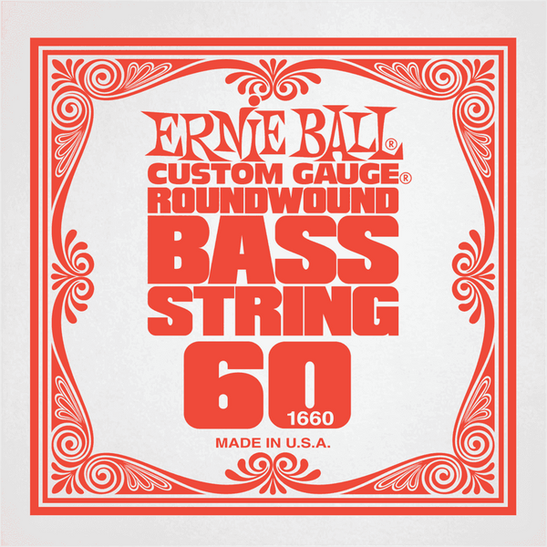 Ernie Ball .060 NICKEL WOUND ELECTRIC BASS STRING SINGLE