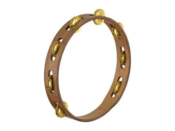 TA1VWB Tambourine Hammered Copper Jingles