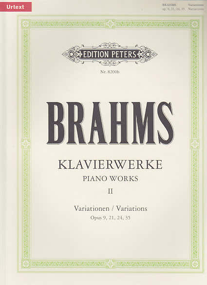 Brahms Johannes - Klavierwerke Vol.2 (urtext)