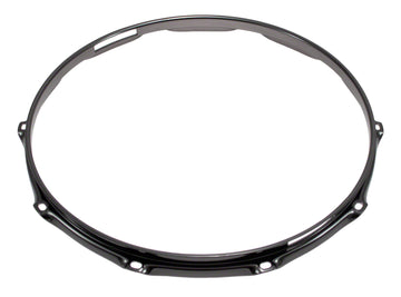 H30-14-10SBK - 14" 10 HOLES SNARE SIDE BLACK 3.0MM SUPER TRIPLE FLANGE DRUM HOOP
