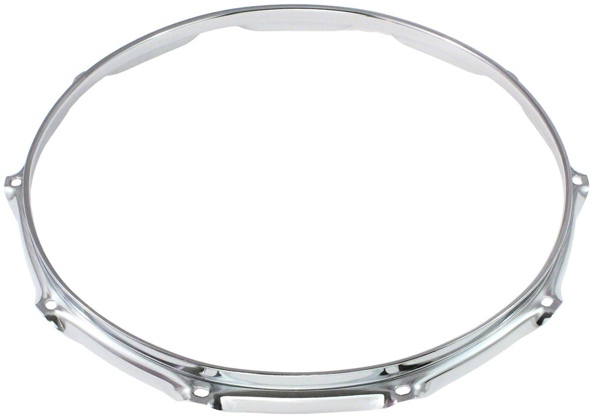 HB25-14-10 - 14" 10 Holes Chromed Brass 2.5mm Super Triple Flange Drum Hoop