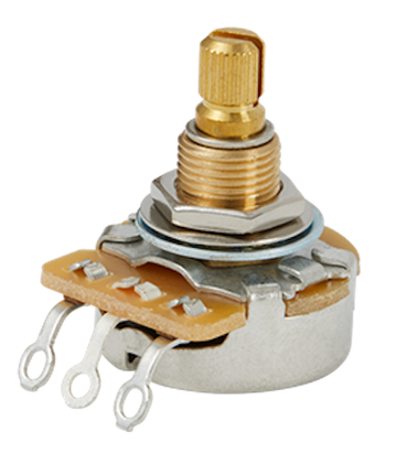 PARTS 500K OHM AUDIO TAPER POTENTIOMETER SHORT SHAFT