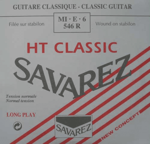 Savarez 546R E-6 HT Classic Red Normal Gauge (Unit)