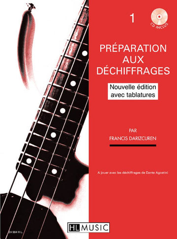 Darizcuren Francis - Preparation Au Dechiffrage Vol.1 et 2 + CD - Guitare Basse