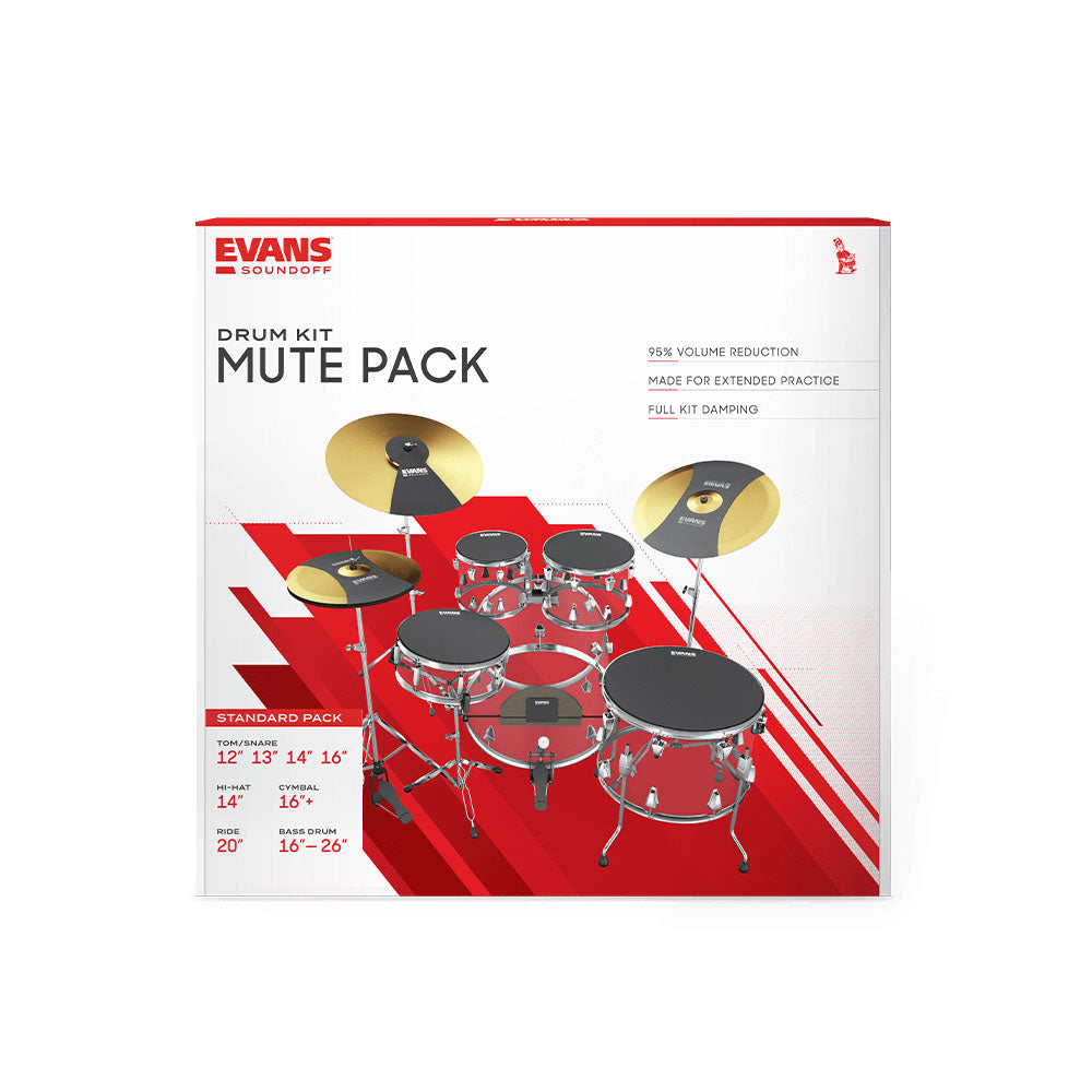 SOSETSTD - Sound Off Box Set Standard 12 13 14 - 16 to 26 Bass Drum + Cymbals