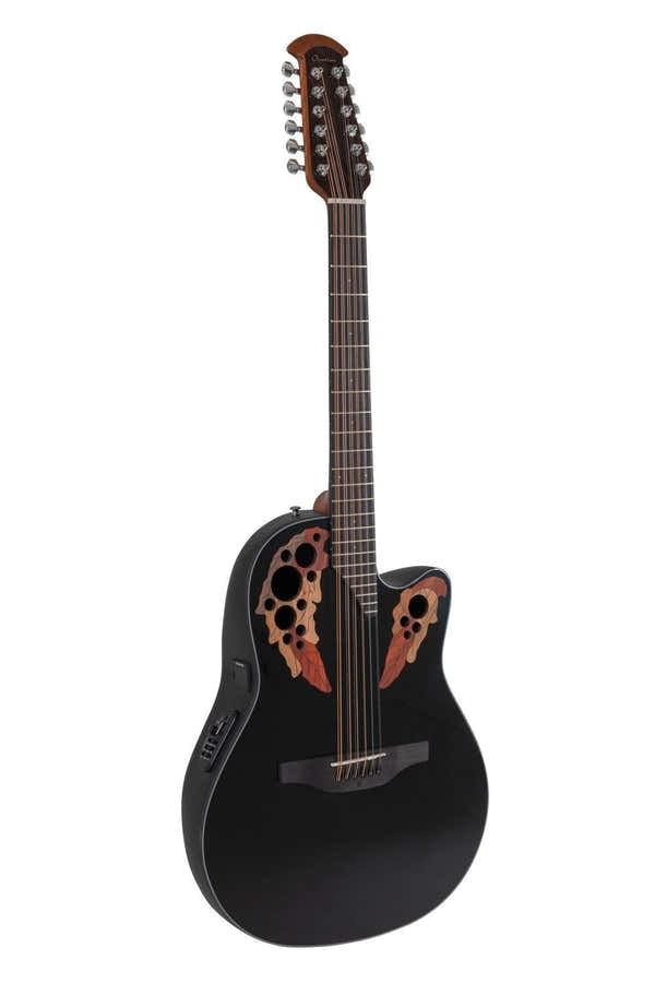 Celebrity Elite Mid Cutaway 12-String Black