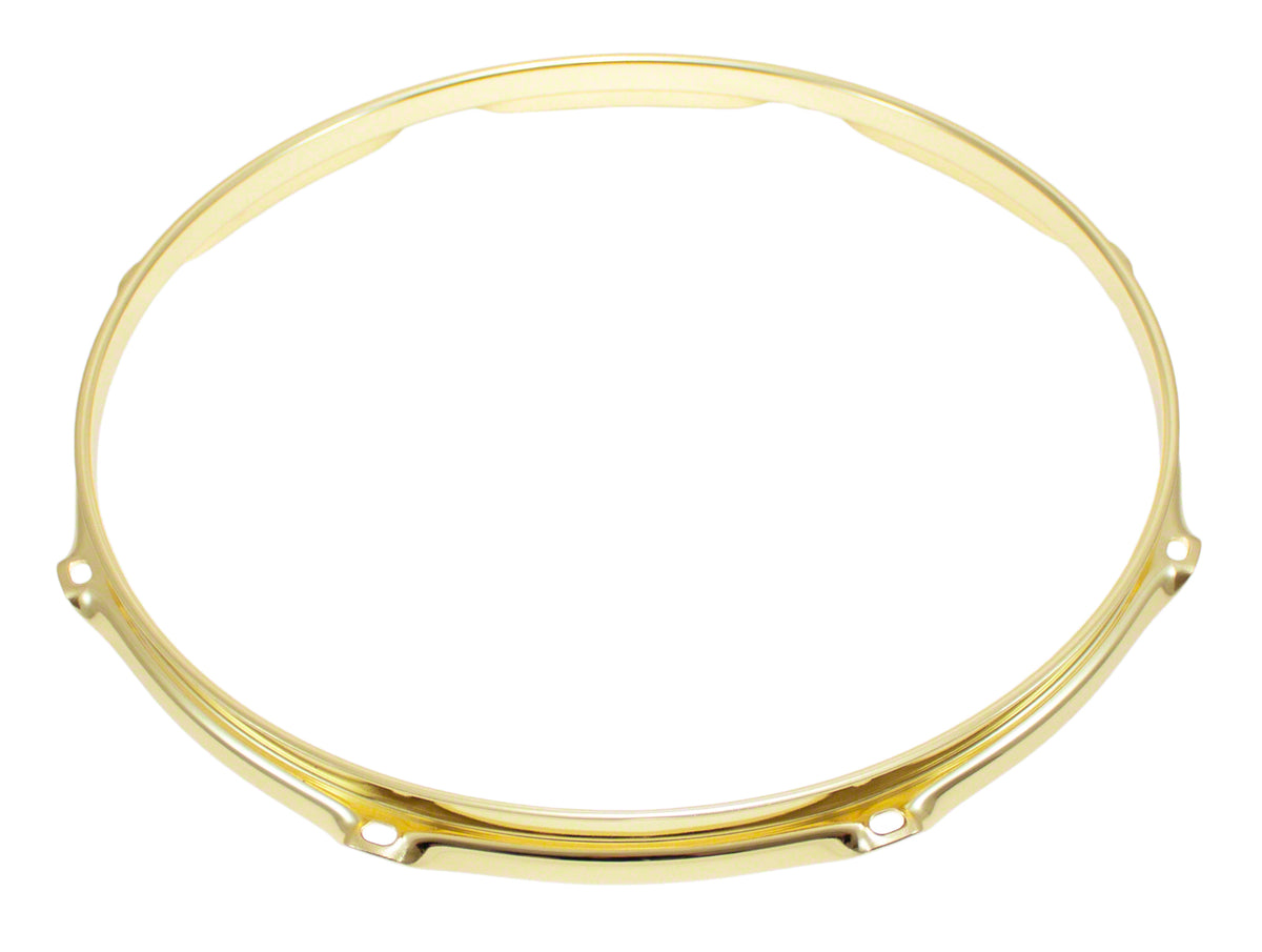 H23-16-8BR - 16" 8 HOLES BRASS 2.3MM SUPER TRIPLE FLANGE DRUM HOOP