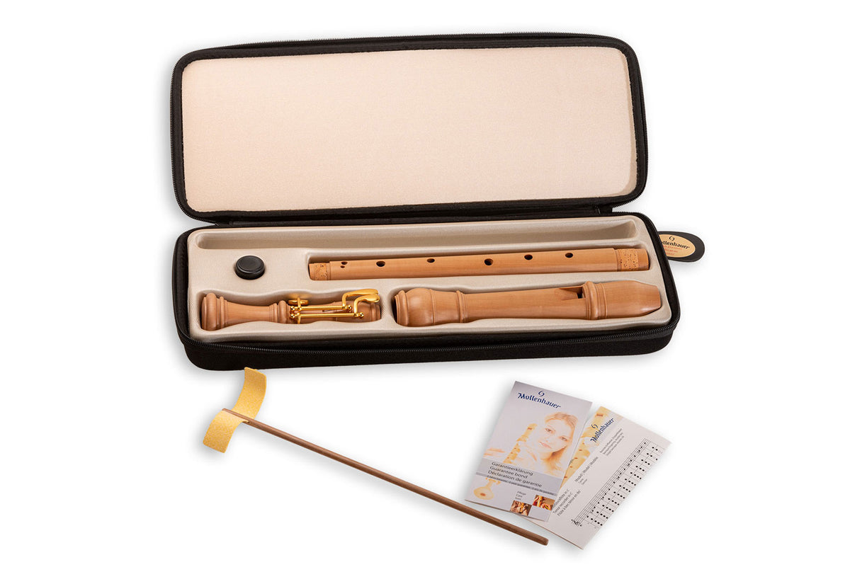 Denner Tenor Double Key 5416 - Pearwood (baroque fingering)