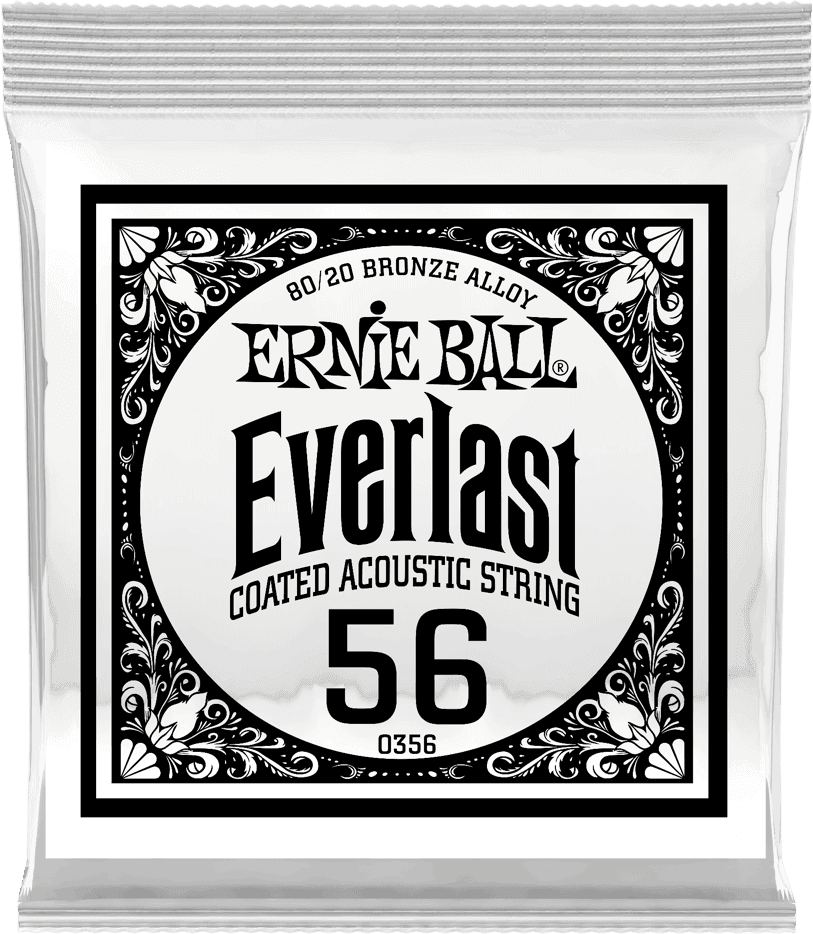 .056 EVERLAST COATED 80/20 BRONZE ACOUSTIC GUITAR STRINGS