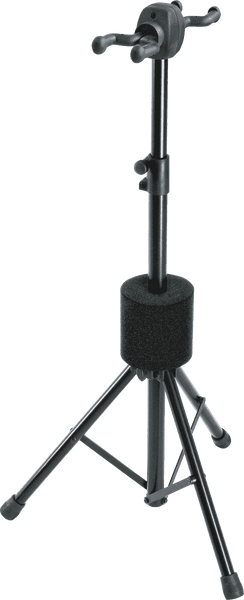 K&M Black Guitar Stand Double - 17620