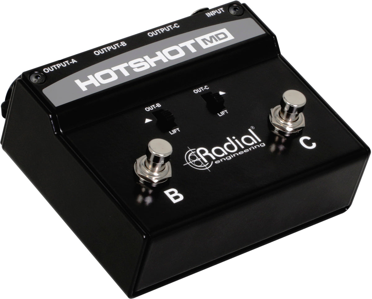 HOTSHOT-MD Microphone switcher with 3 outputs