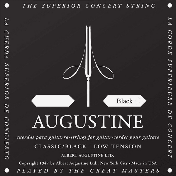 Augustine D - Black Nylon Light Gauge (Single String)