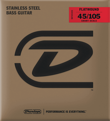 DBFS45105S Stainless Steel Flatwound Short Scale 45-105
