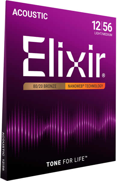 Elixir ACOUSTIC NANOWEB MEDIUM LIGHT 12 16 24 35 45 56